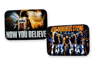 Knicks 2026 Championship magnetic patches, both designs