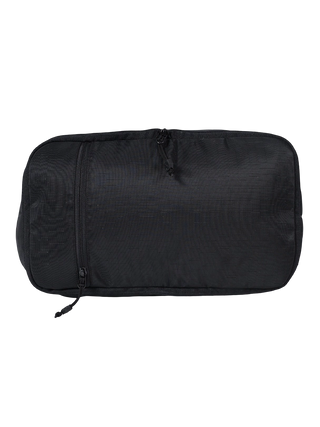 Origami Tote Noir, folded flat