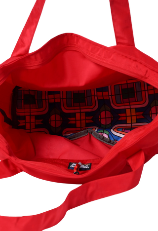 Origami Tote Rosso, interior