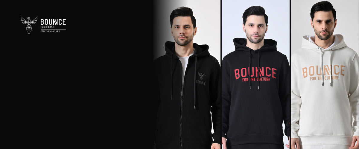 Bounce Bespoke Prime Zip, Prime Pullover Forge and Dune