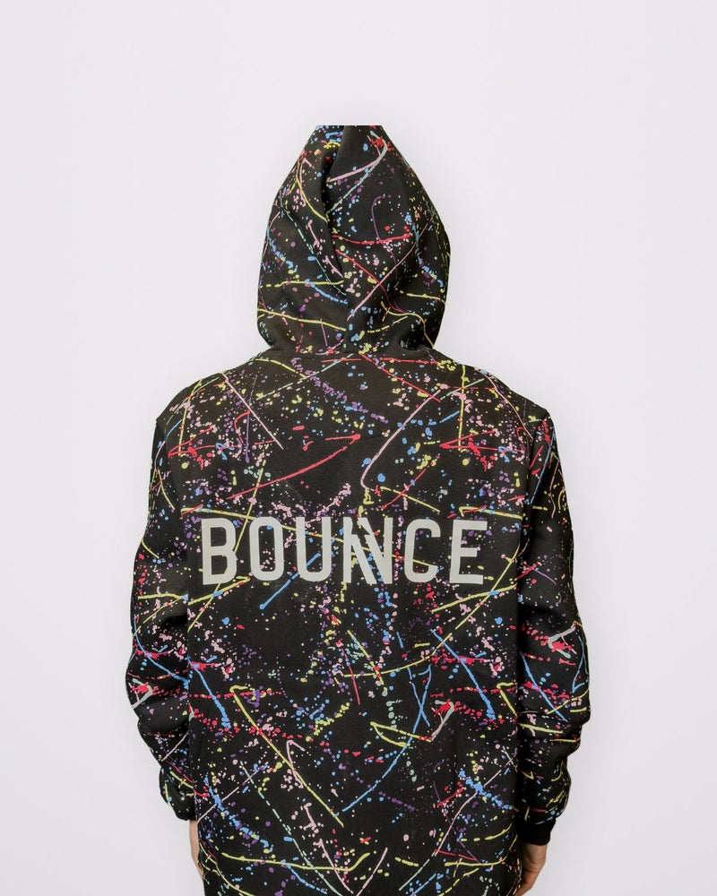 Sky High Edition Hoodie, splatter print, back