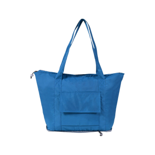 Origami Tote in Mariner, front view