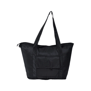 Origami Tote in Noir, front view