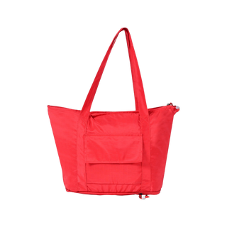 Origami Tote in Rosso, front view